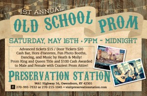 The Inaugural " Old School " Prom @ Preservation Station | Owensboro | Kentucky | United States