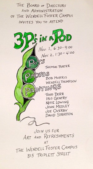 3 P's in a Pod: Pots, Photos, Paintings @ Wendells Fosters Campus | Owensboro | Kentucky | United States