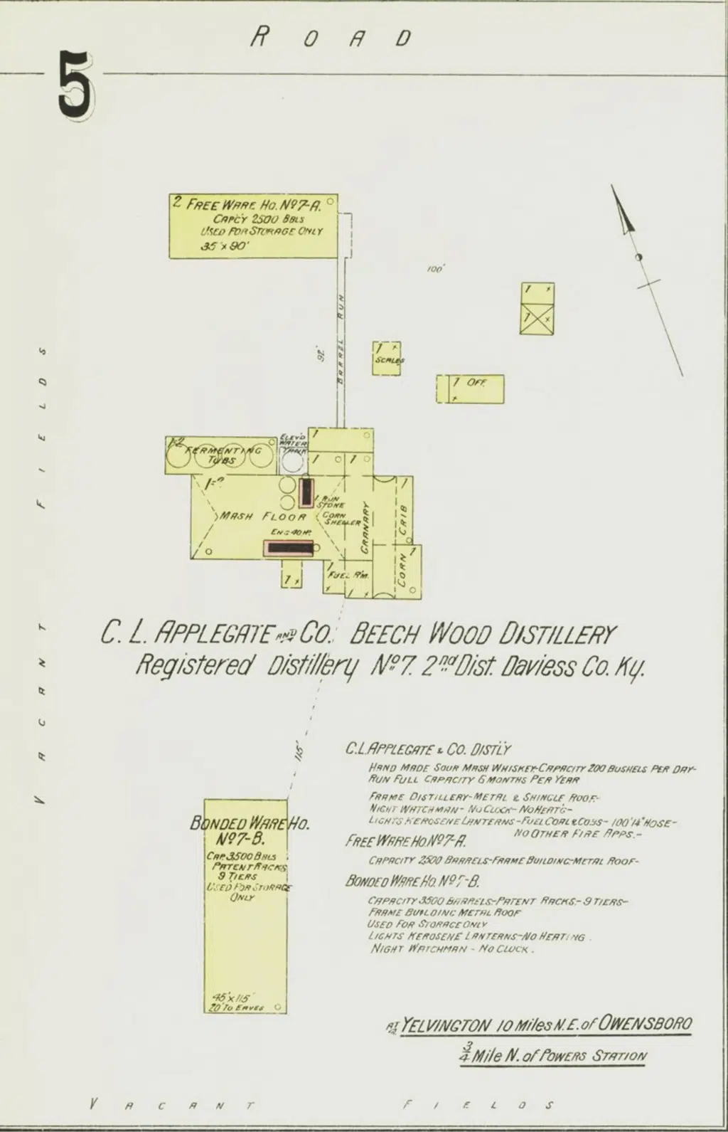 Applegate Distilling Map