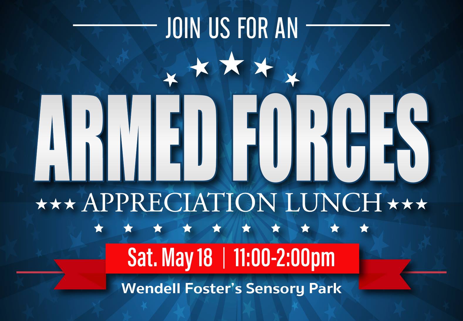 Armed Forces Appreciation Luncheon @ Wendell Foster Sensory Park | Owensboro | Kentucky | United States