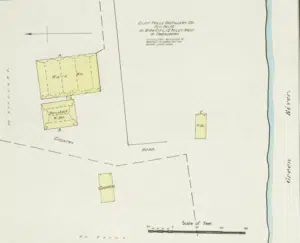 Cliff Falls Map Original