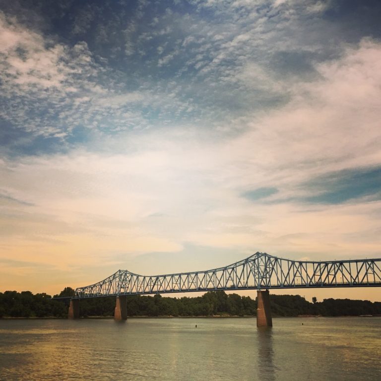 Owensboro Blue Bridge at Sunset