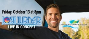 Josh turner live in concert at owensboro convention center