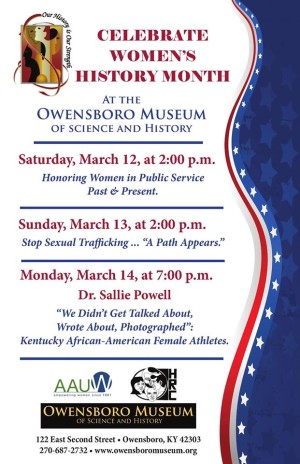 Celebrate Women's History Month @ Owensboro Museum of Science and History | Owensboro | Kentucky | United States
